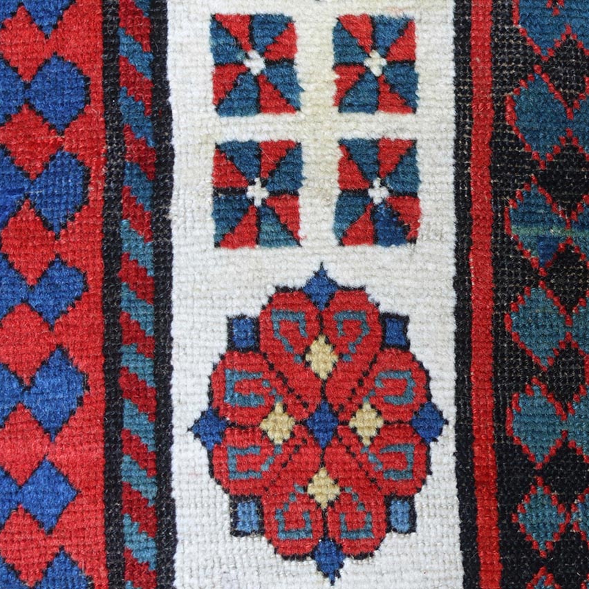 image Tappeto Talish a fondo rosso