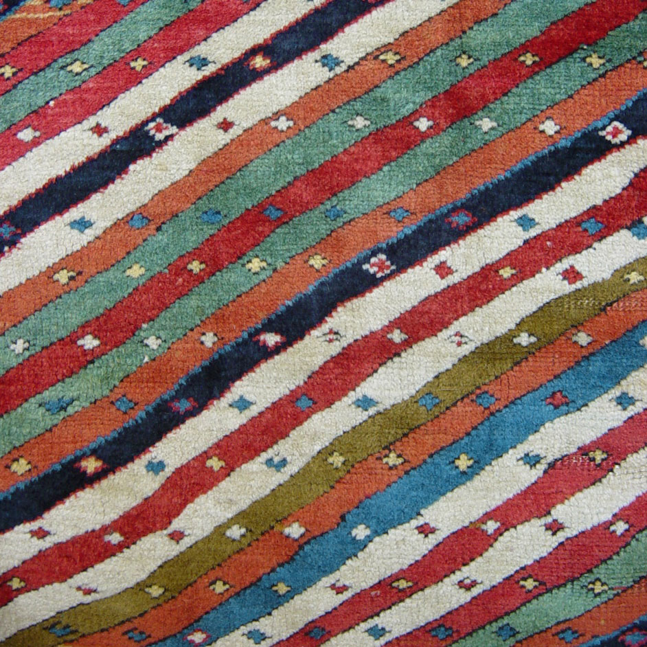 image Tappeto a strisce diagonali